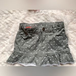 H&M Gray Heart Skirt